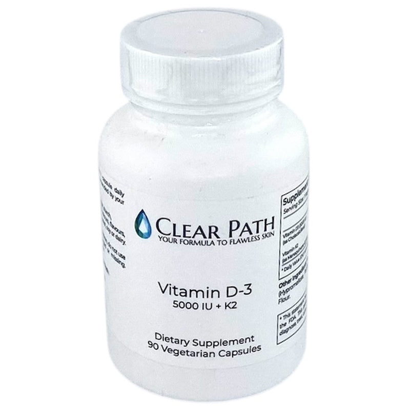 Clear Path Vitamin D-3 5000 IU+K2