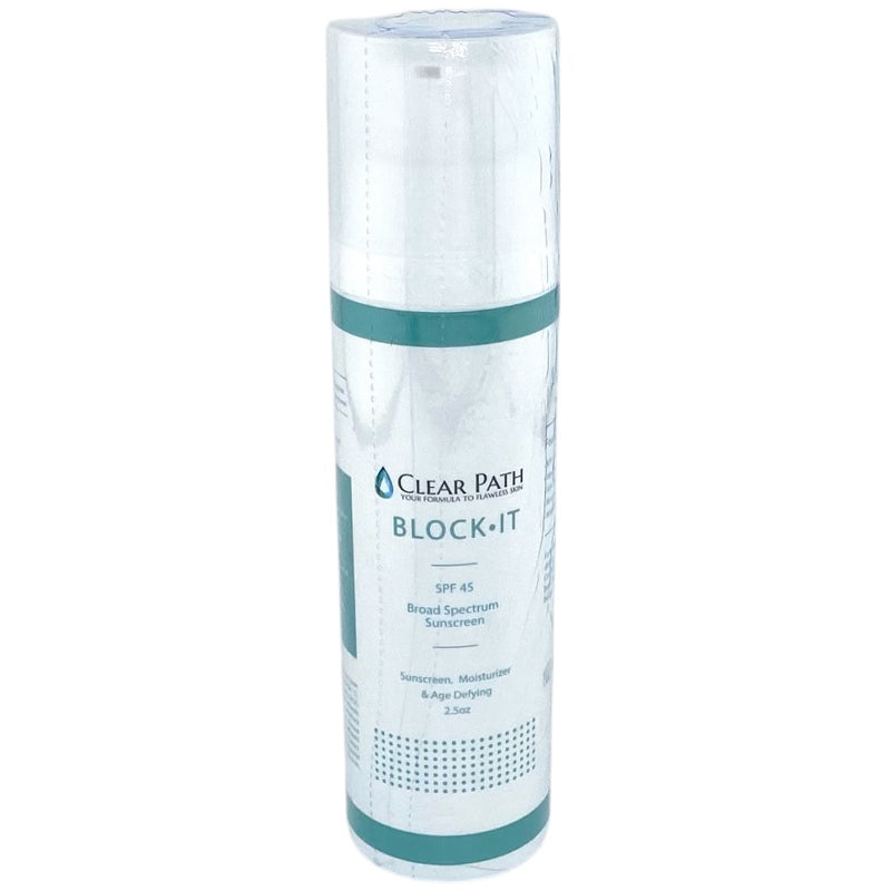 Clear Path Block It Sunscreen Broad Spectrum SPF 45