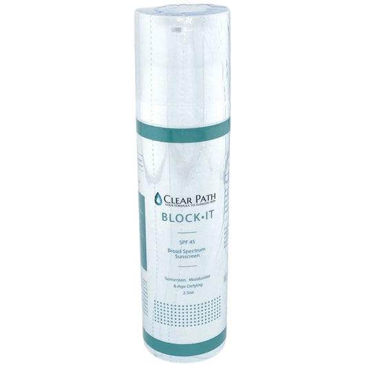 Clear Path Block It Sunscreen Broad Spectrum SPF 45