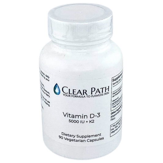 Clear Path Vitamin D-3 5000 IU+K2